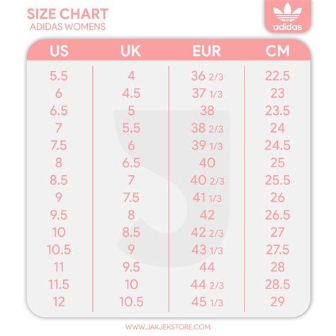 Adidas continental 80 size chart